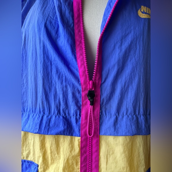 Nike Sportswear Icon Retro Clash Woven Windbreaker Jacket Purple / Yellow - Picture 13 of 14